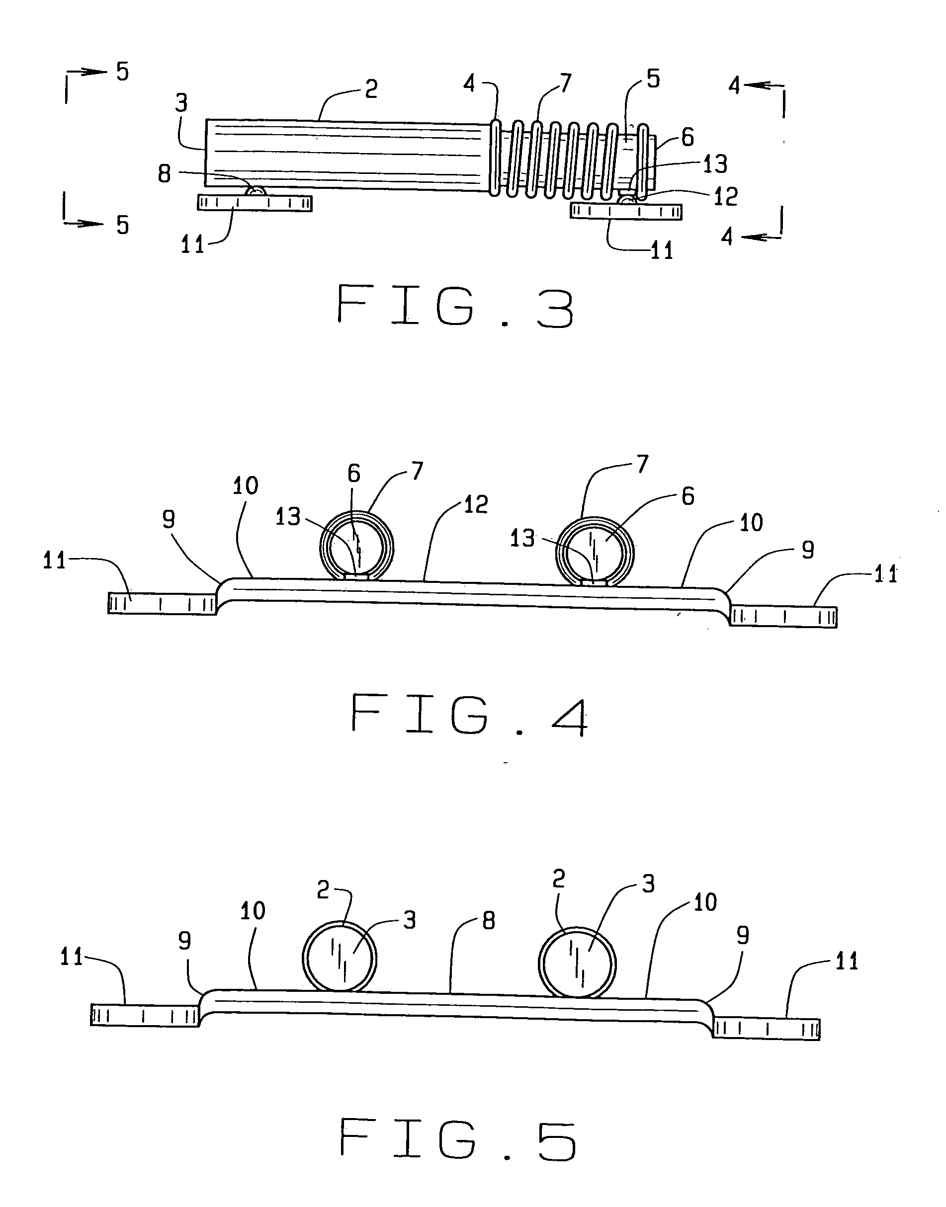 Biased palatal bone expander