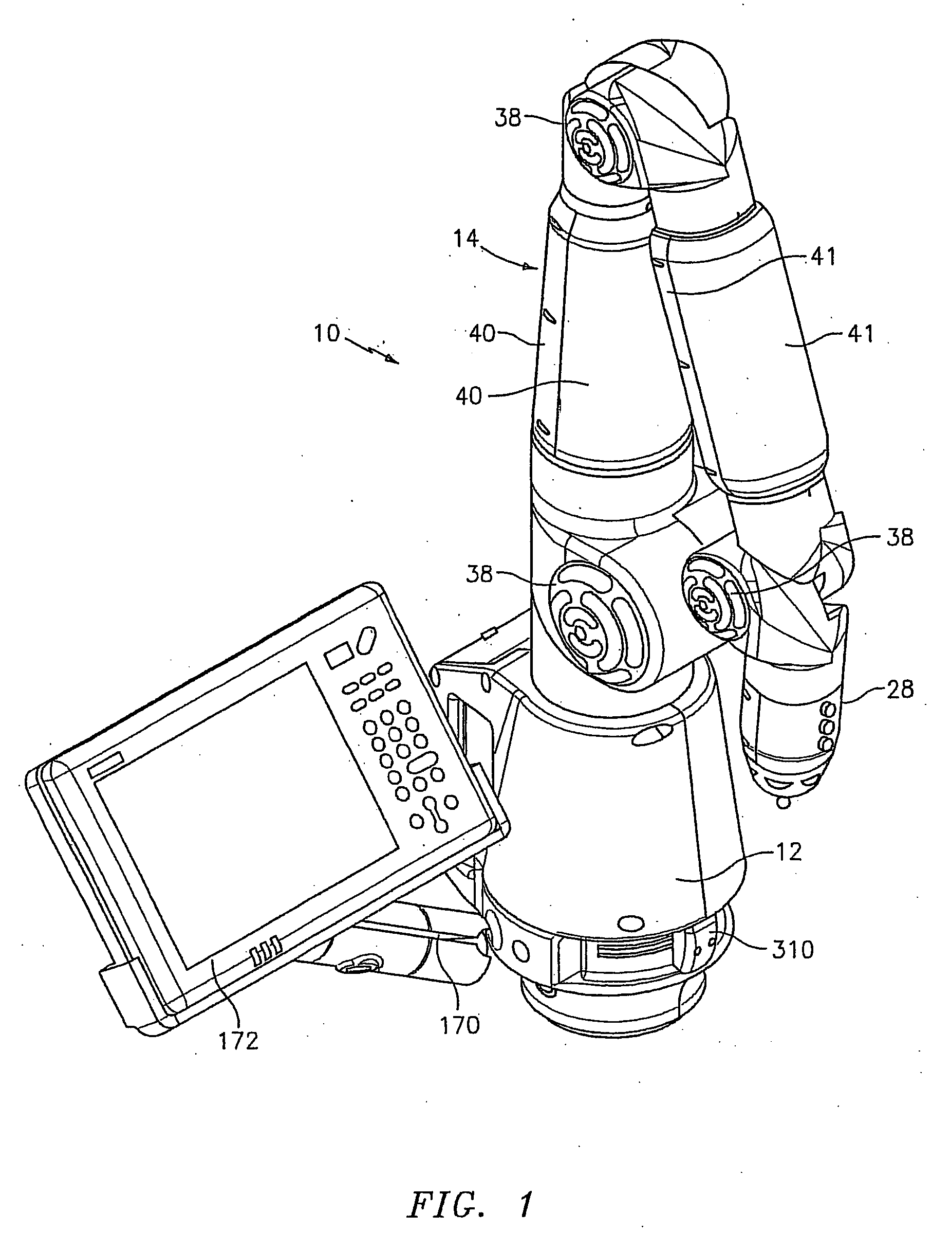 Method for improving measurement accuracy of a portable coordinate measurement machine