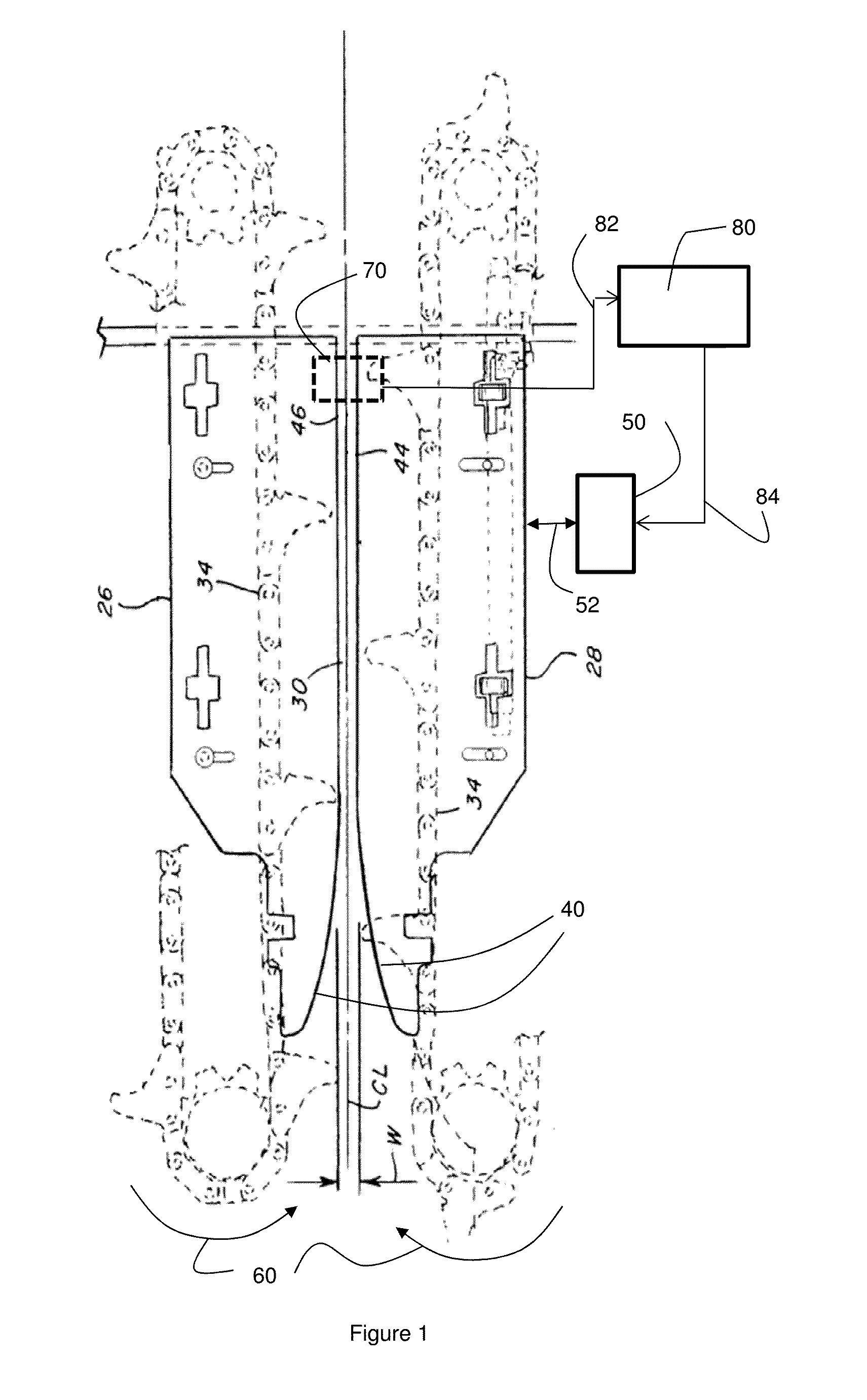 Corn Header Including Kernel Sensor for a Combine Harvester