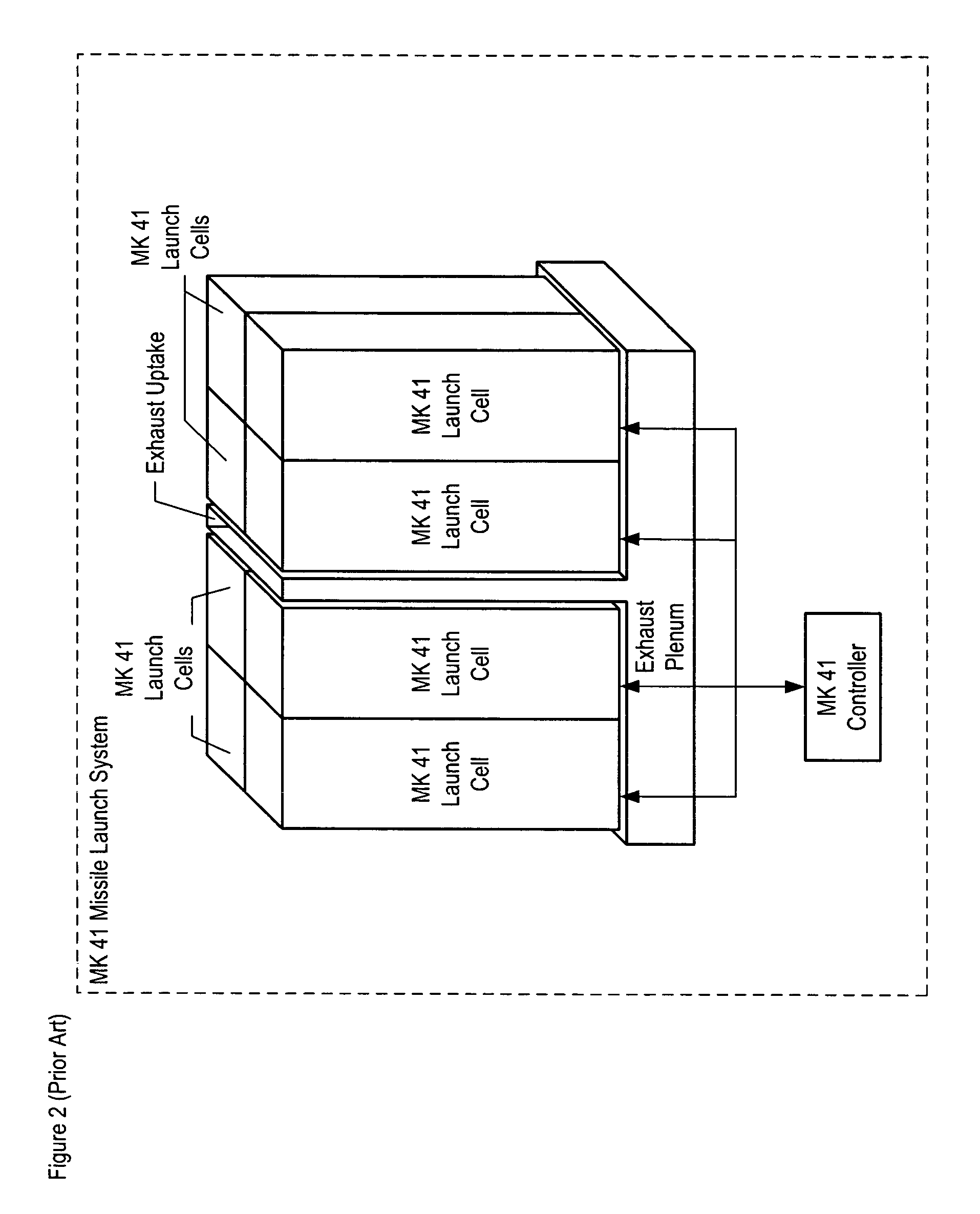 Missile launch system with high-volume assault capability