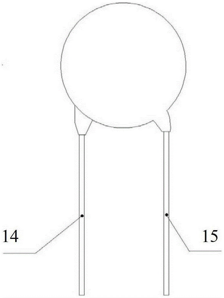 A lightning protection overvoltage protection device