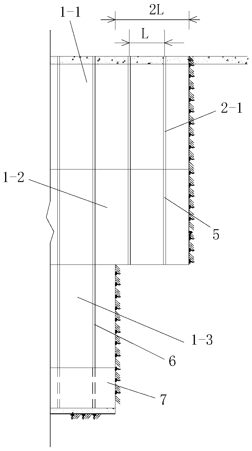 Tunnel pre-reinforcing and excavation construction method for crossing soil-rock boundary stratum