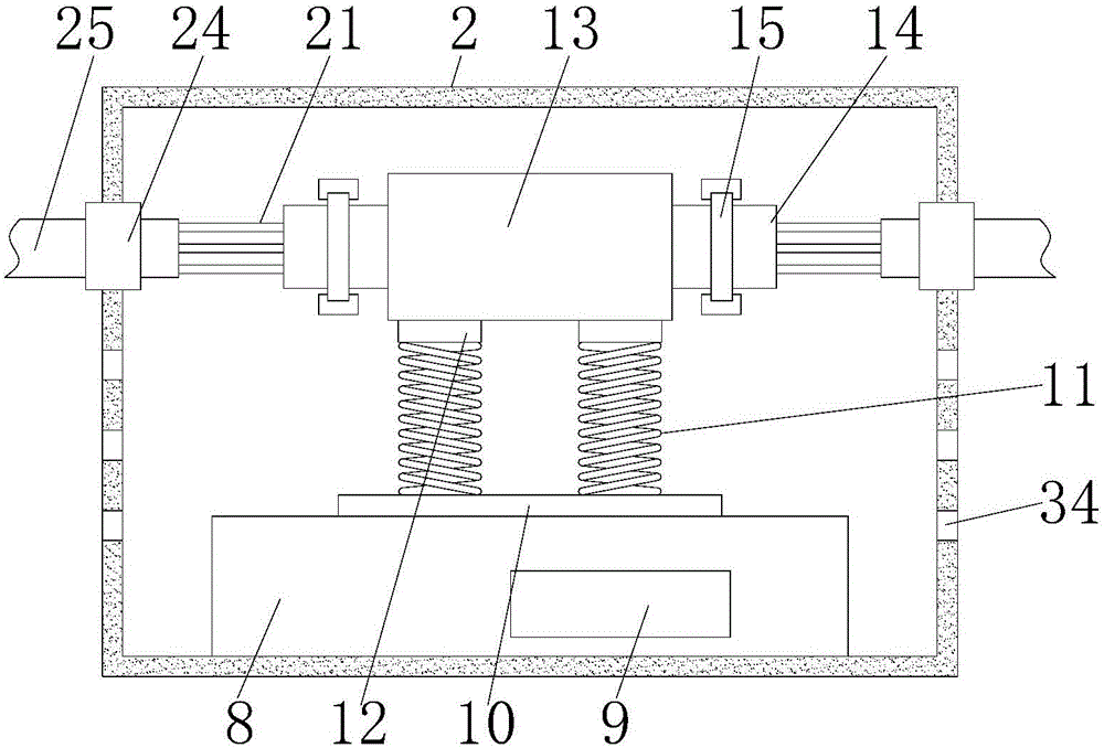 Busbar plug box pushing mechanism