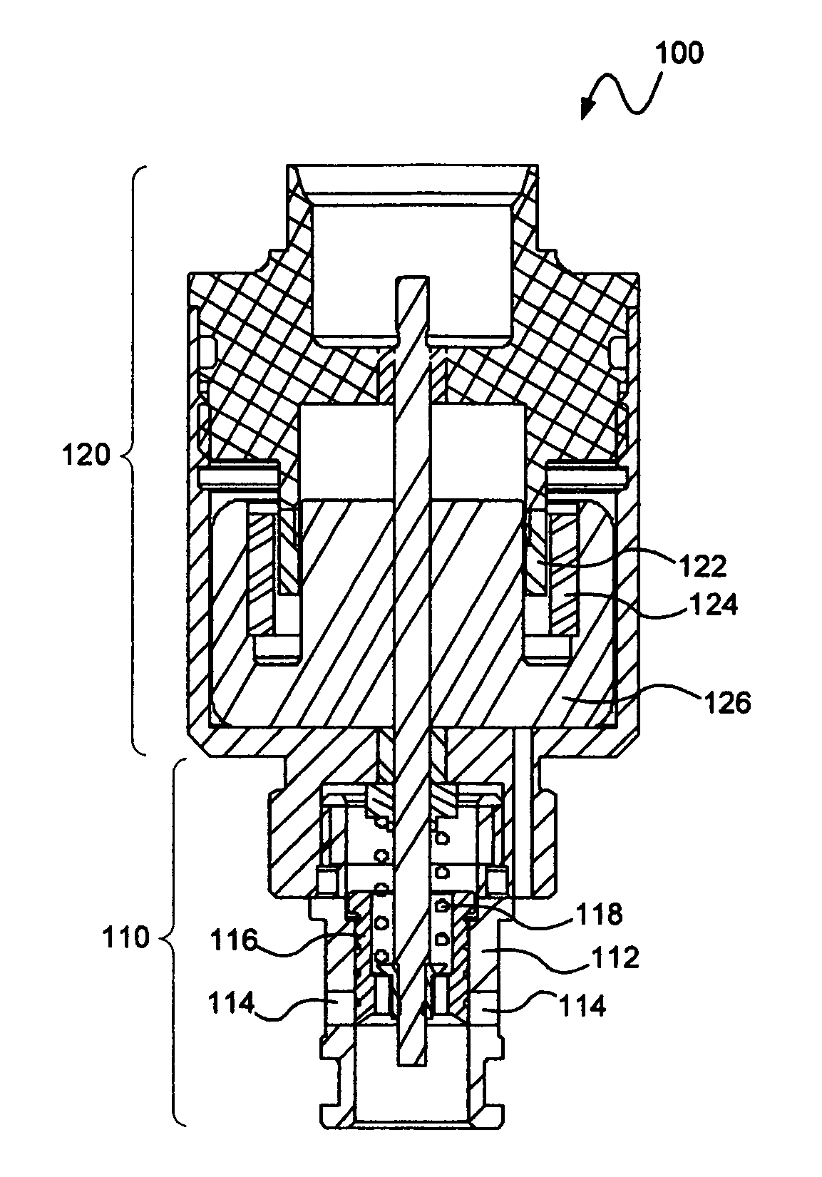 Electrically controlled pressure relief valve and system and method for controlling same