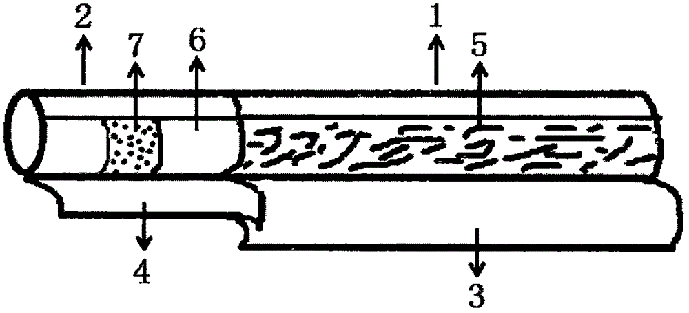 Cigarette with recreated cut tobacco leaves and cut stems as cut tobacco and filter tip containing nano granular material