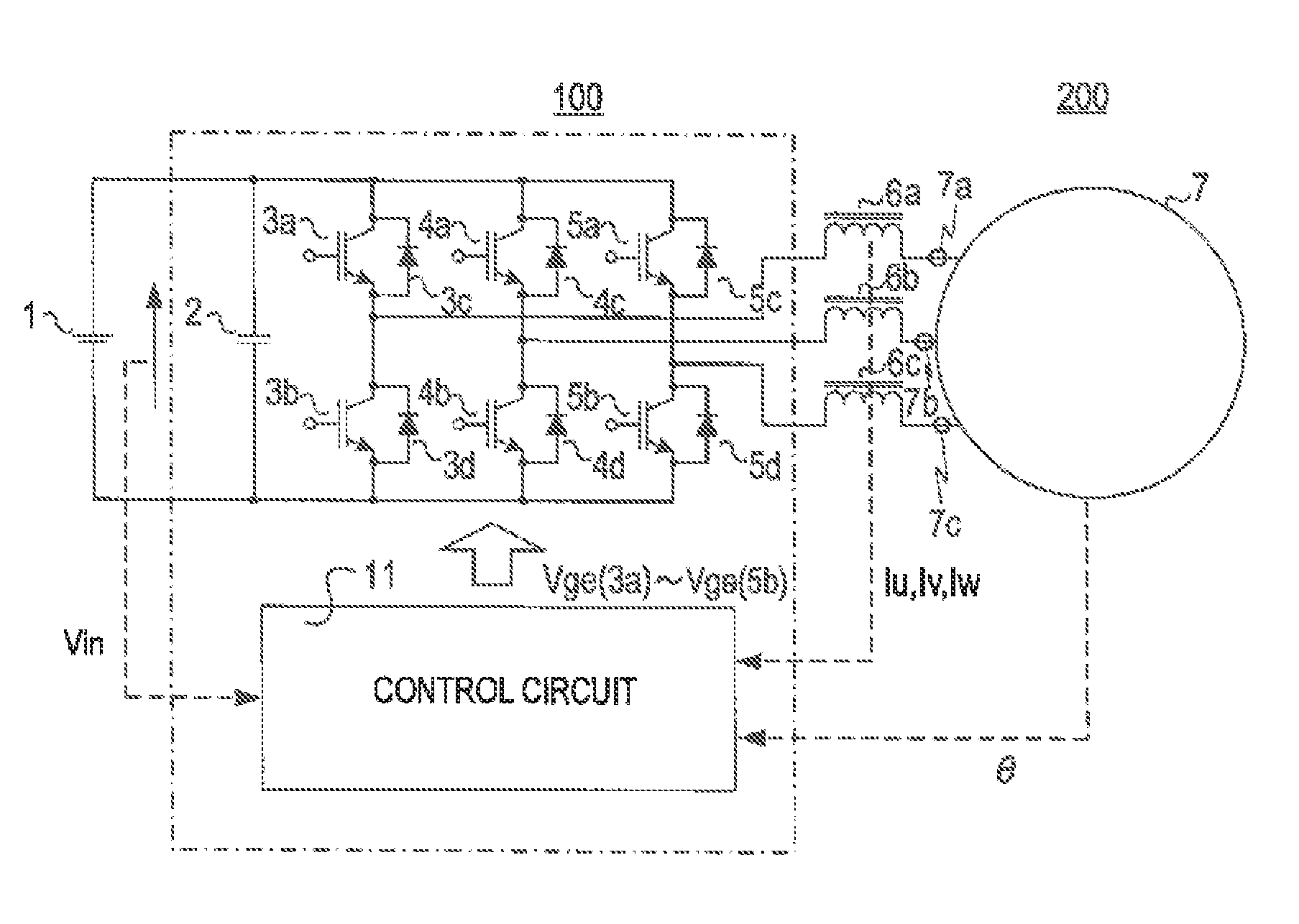 Electric motor driving device