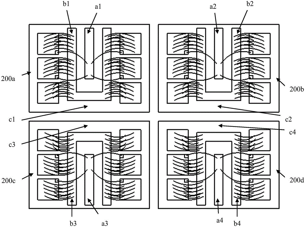 A circuit board of an igbt module