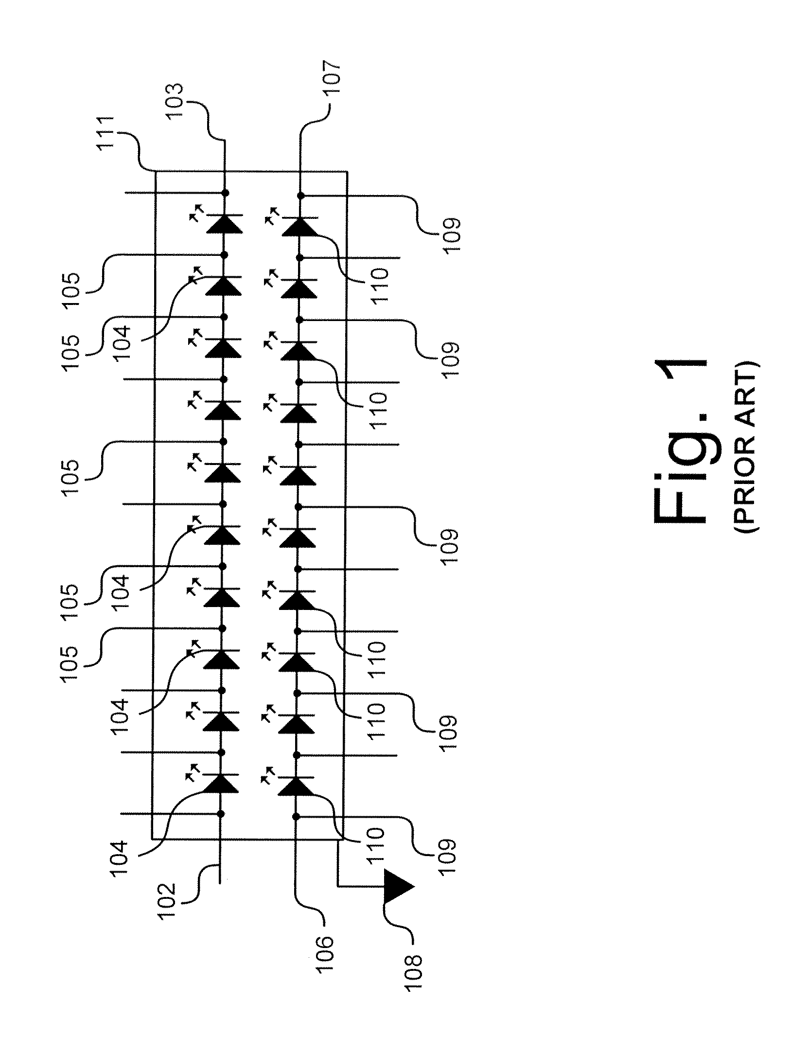 Fault protected current source for lighting element testing