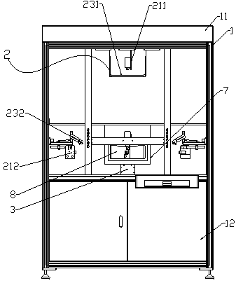 Intelligent efficient sagger detection device based on visual system