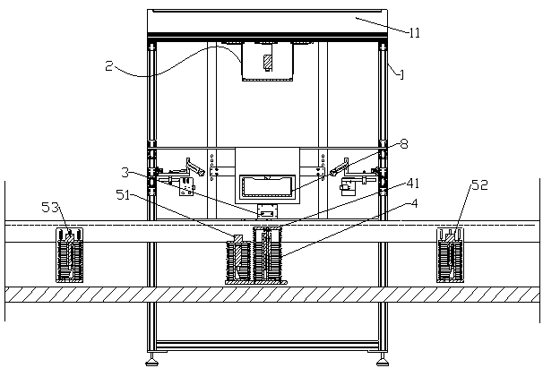 Intelligent efficient sagger detection device based on visual system