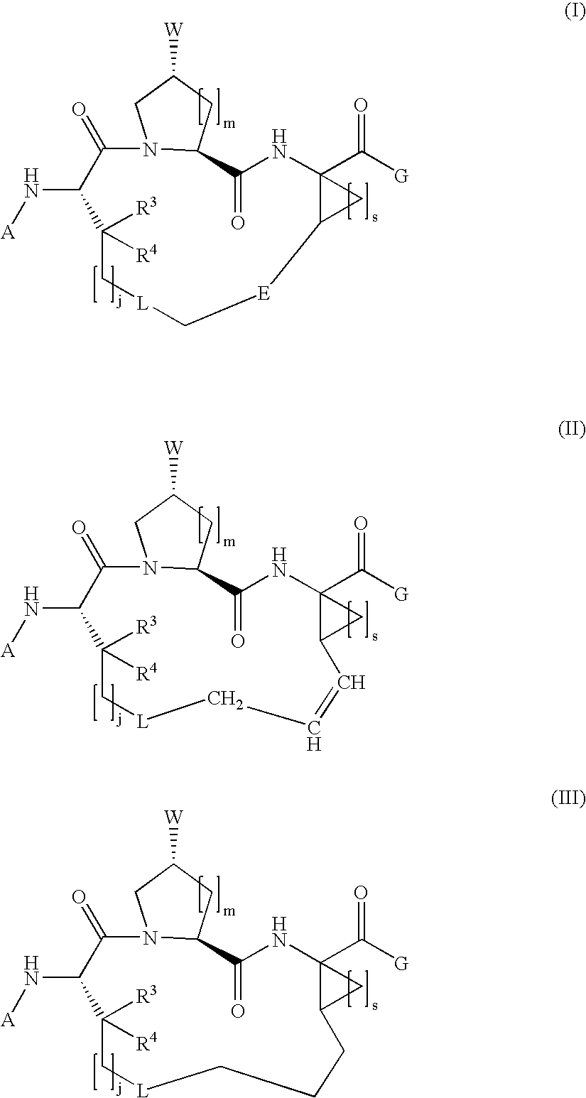 Macrocyclic hepatitis C serine protease inhibitors