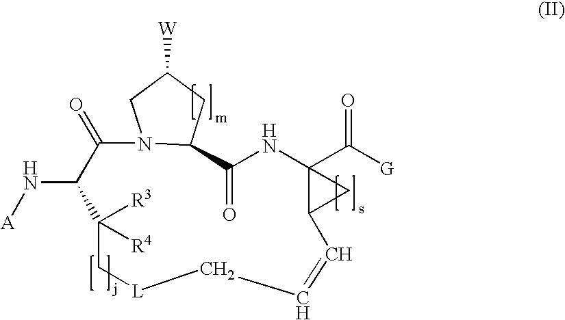 Macrocyclic hepatitis C serine protease inhibitors