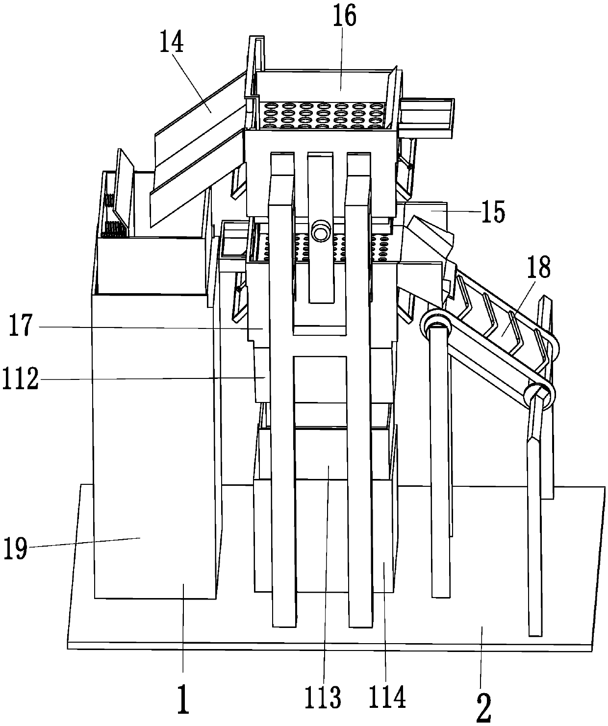 Special gabion box construction equipment for hydraulic engineering dam scouring preventing protection