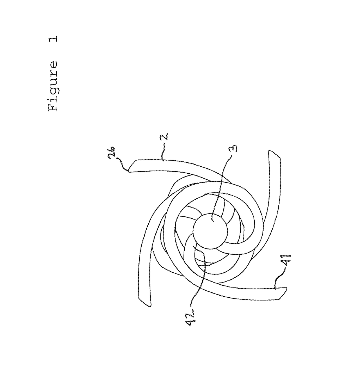 Water turbine propeller