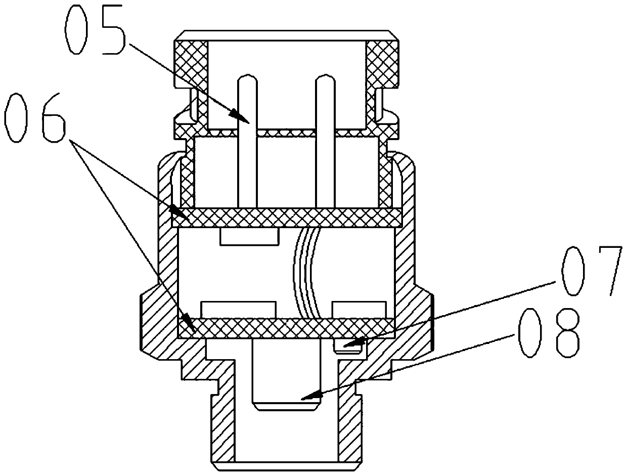 Vehicle height sensor based on ultrasonic range finding in airbag