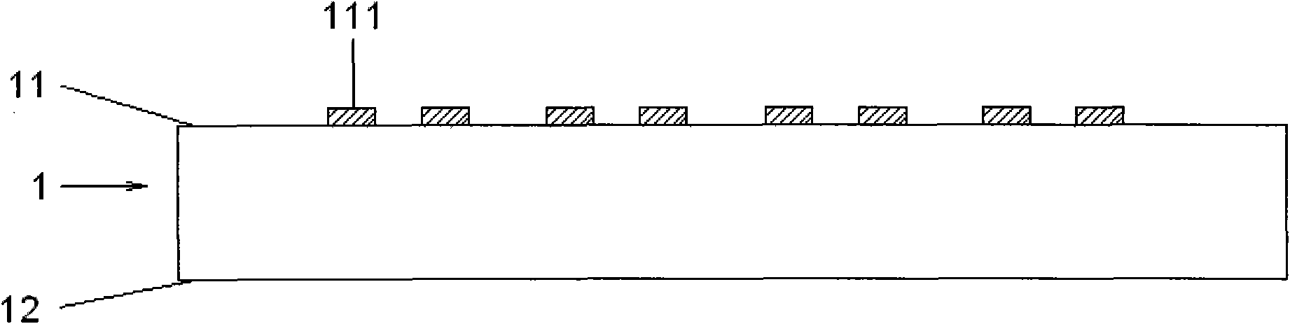 Wafer level chip scale packaging structure with low substrate resistance and manufacturing method thereof