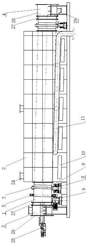 Self-detection indirect heating type rotary furnace