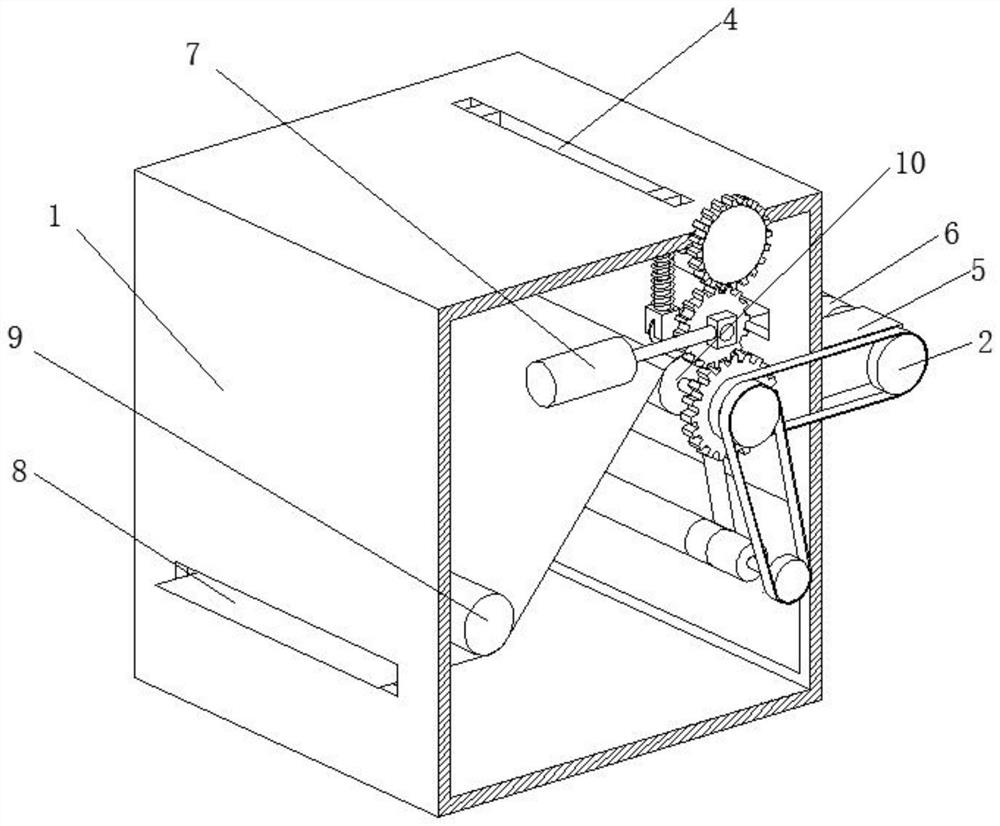 Shaping and edge cutting equipment of textile machinery