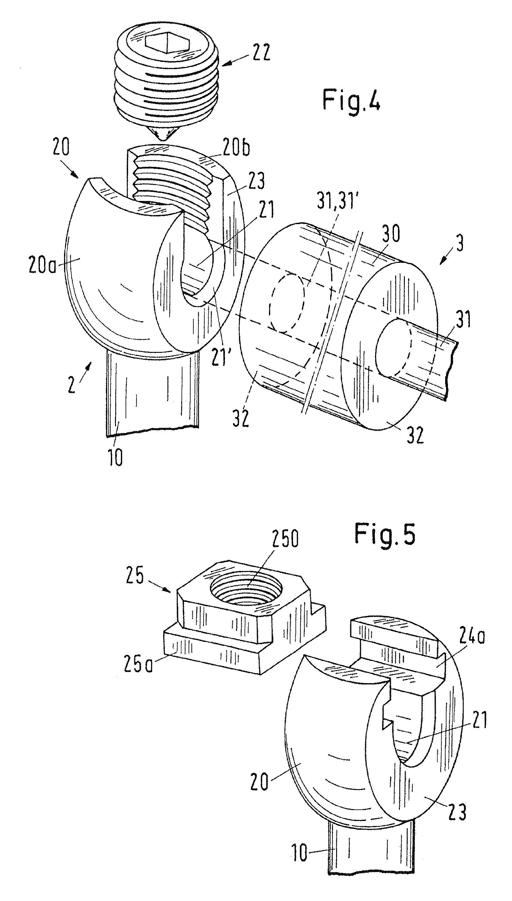 Pedicle screw for intervertebral support elements