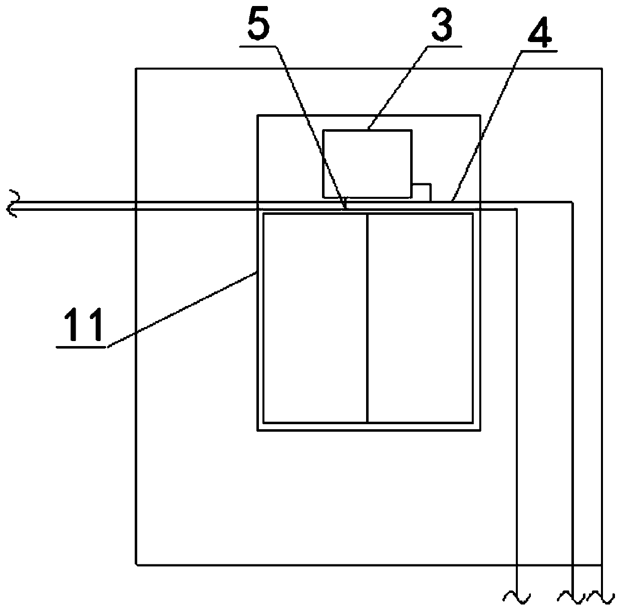 Passive evaporative cooling air conditioning system for dormitory apartment buildings