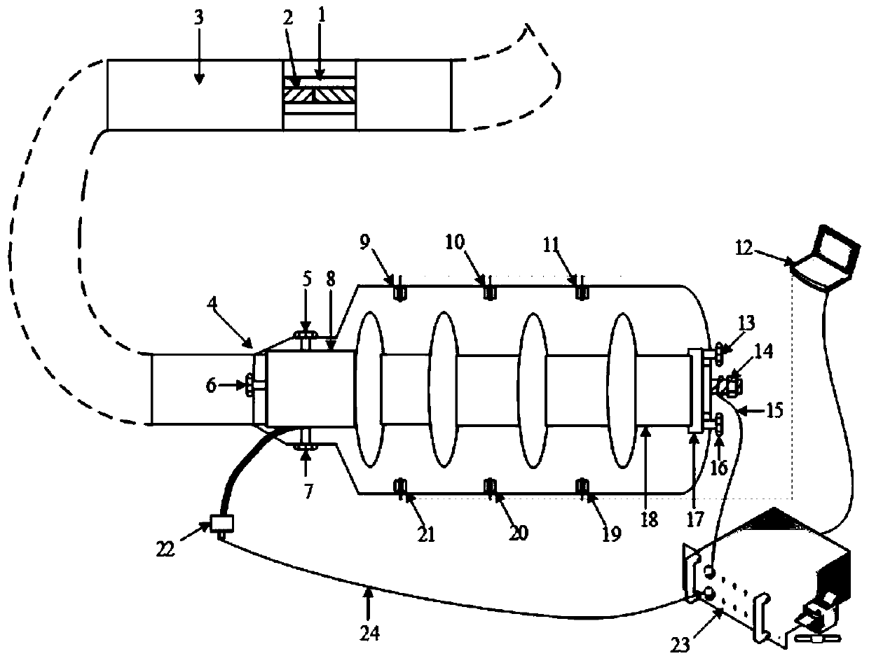 Moisture intrusion degree monitoring and evaluating method for power cable terminal