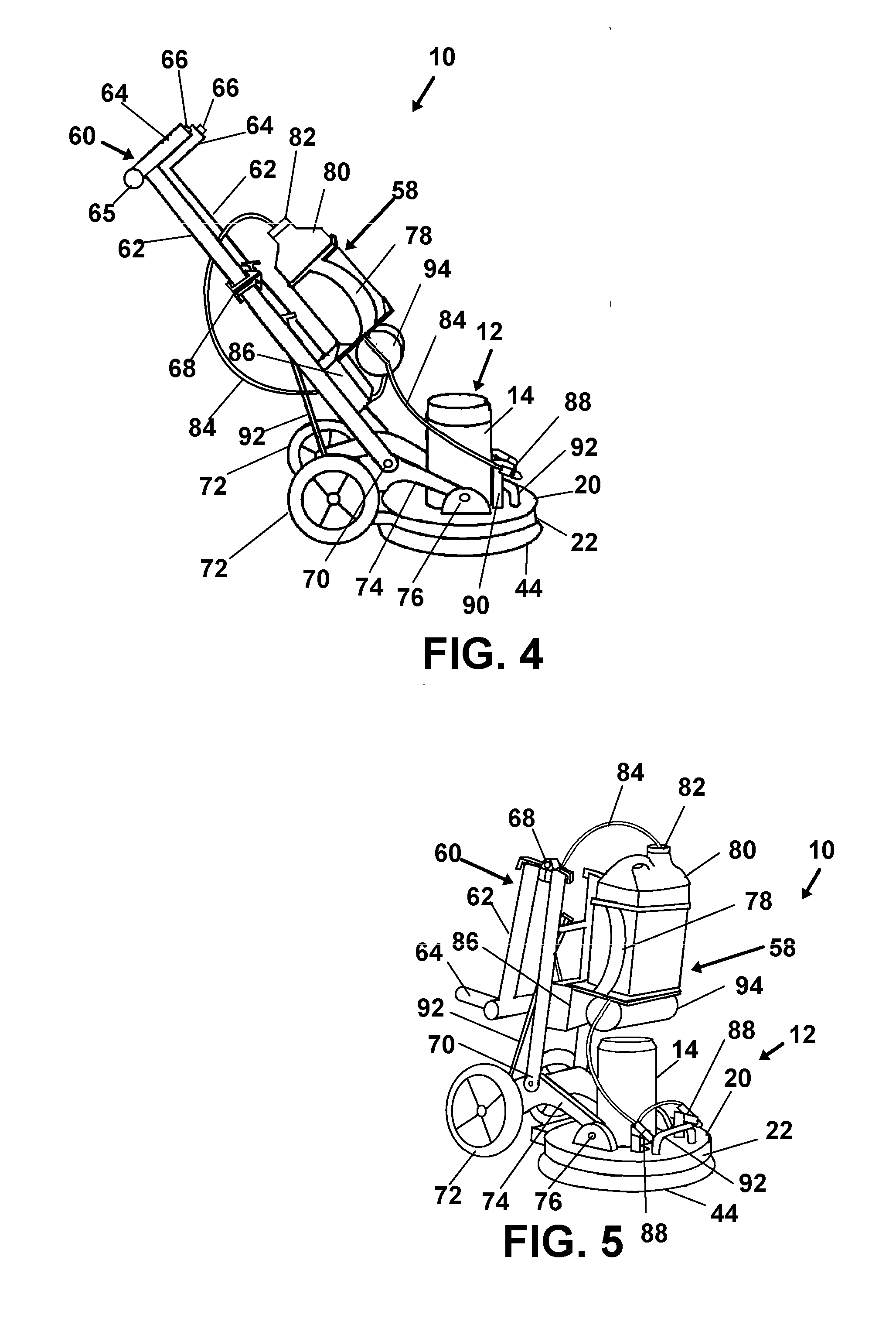 Orbital surface cleaning apparatus