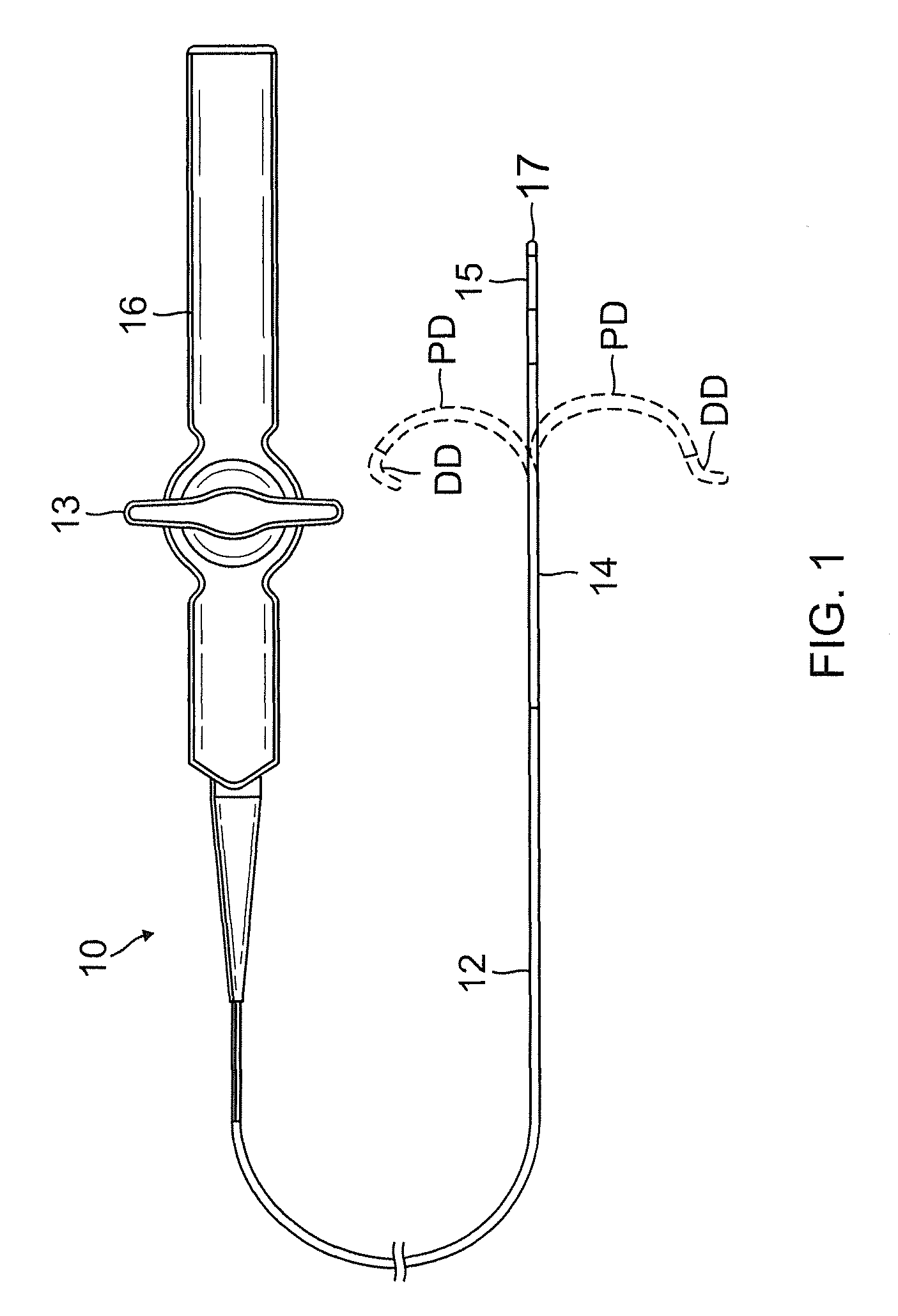 Catheter for treatment of atrial flutter having single action dual deflection mechanism