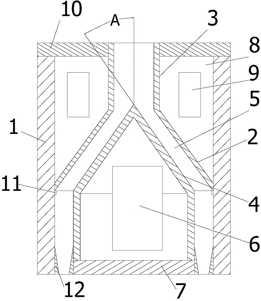 Powder drying device