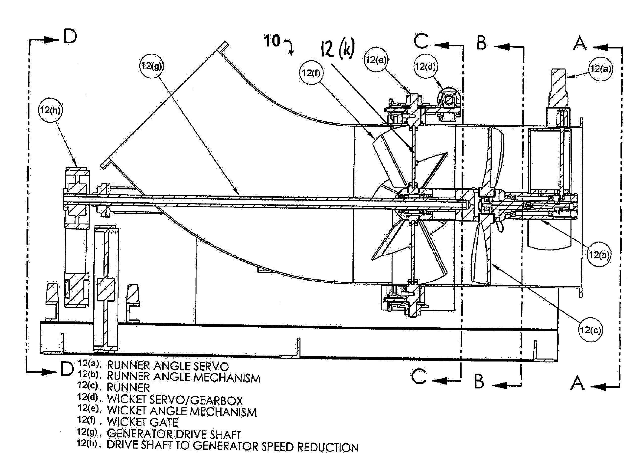 Hydro turbine generator