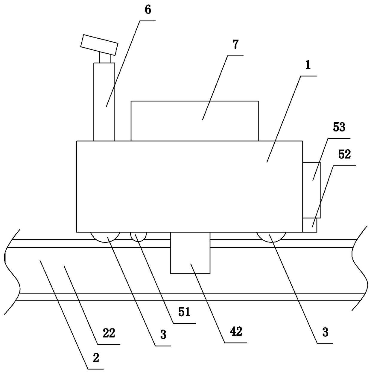 An automatic travellingtrack detector based on machine vision