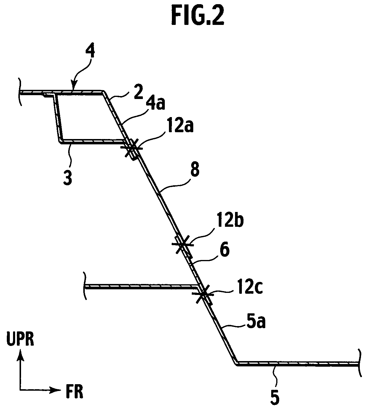 Vehicle rear body structure