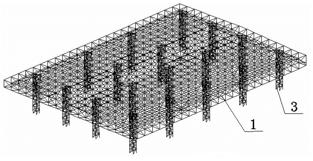 Steel net rack installation method for integrally improving high-altitude moving and positioning