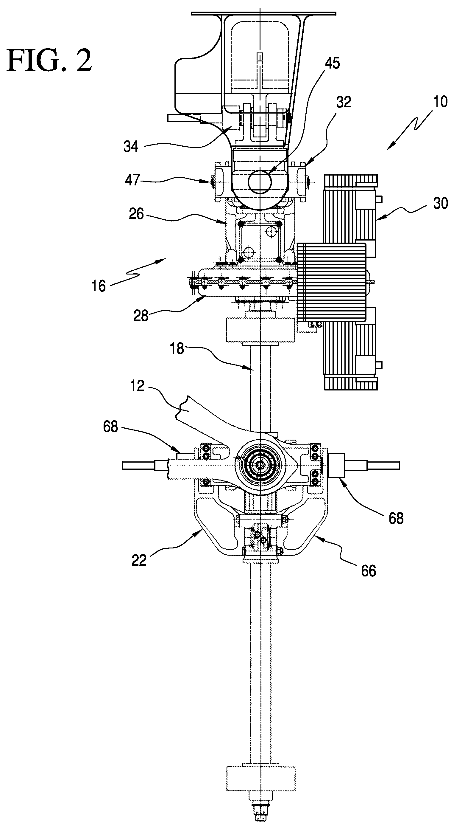 Integrated load sensing system