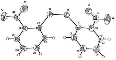 Rubber peptizer intermediate 2,2'-dinitro-diphenyl disulfide and preparation method thereof