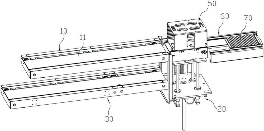 Mechanism for transporting electronic device support plates and recovering support plate baskets