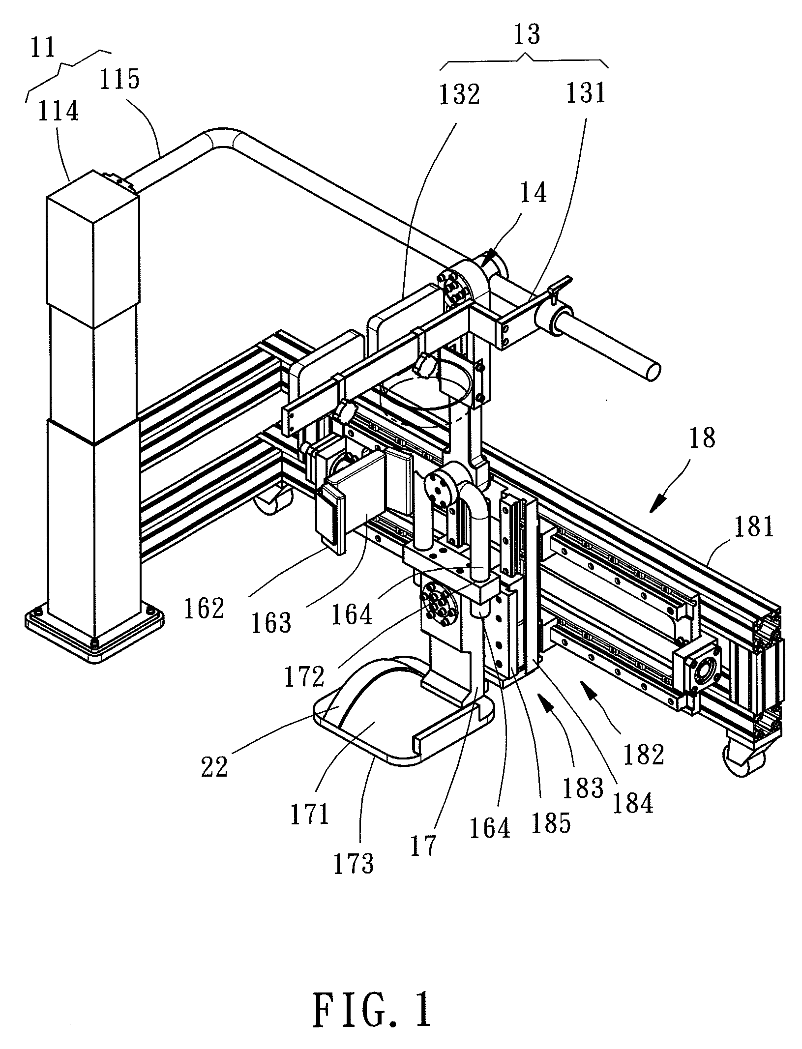 Gait rehabilitation machine and method of using the same