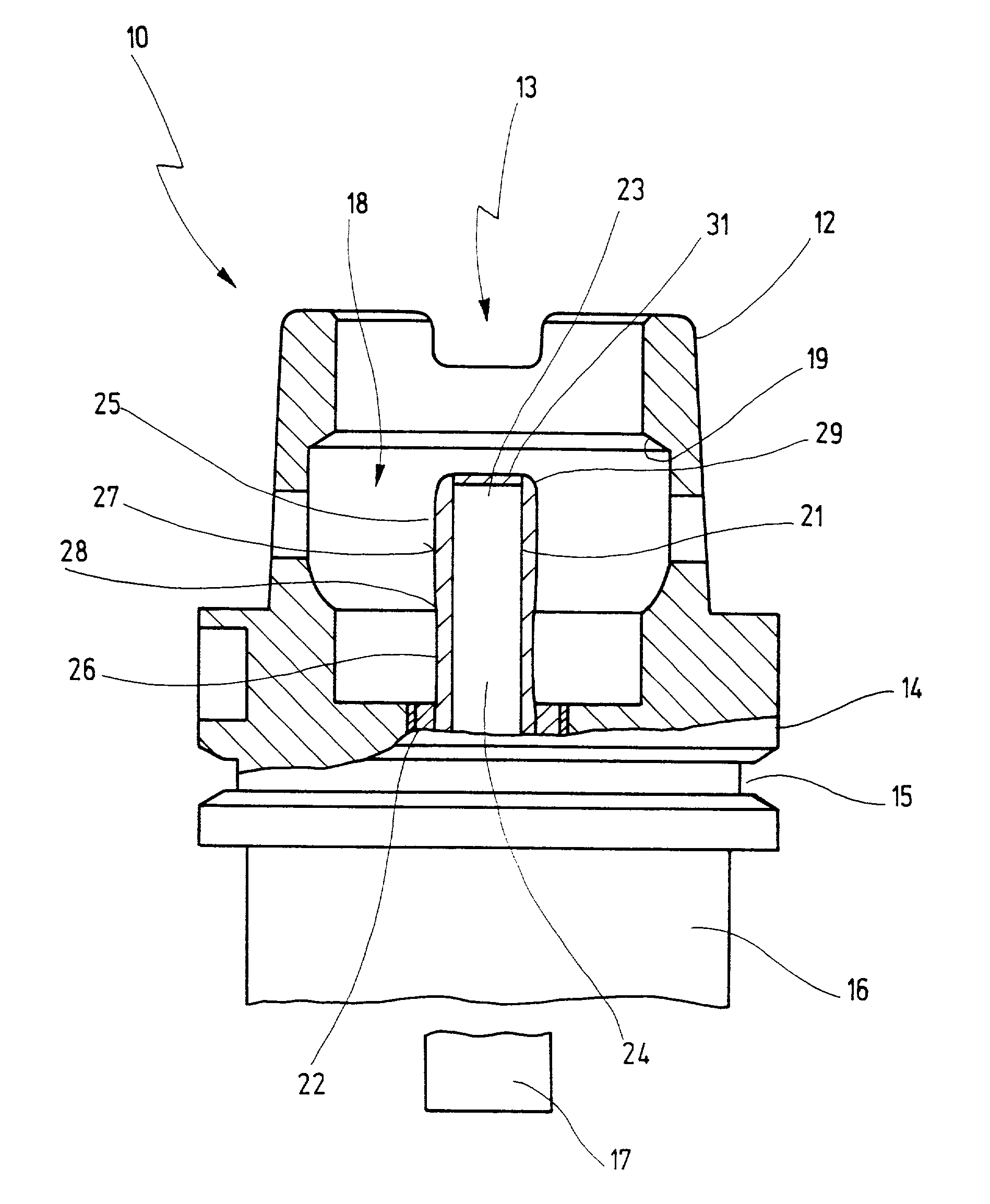 Tool holder with coolant tube