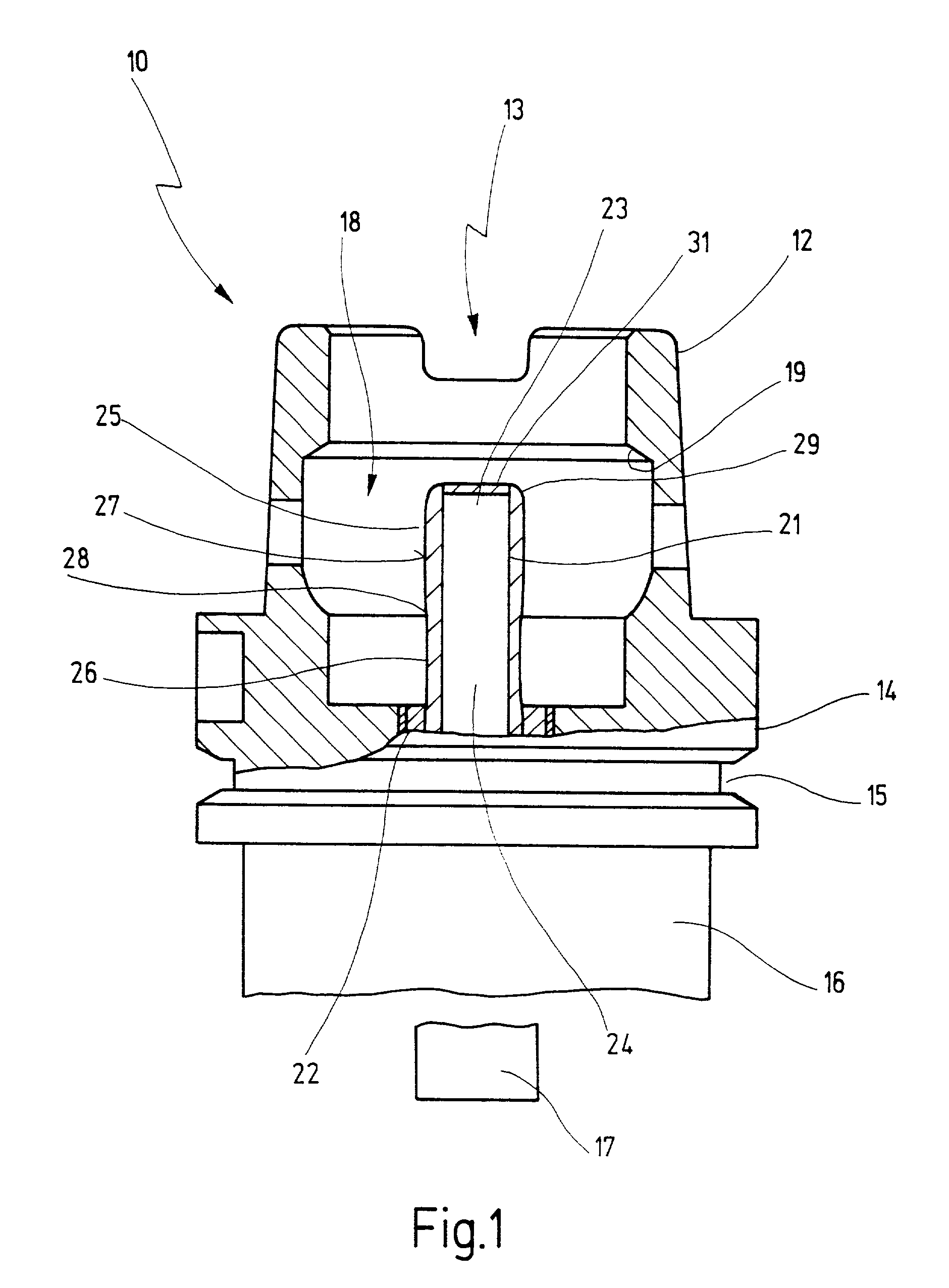 Tool holder with coolant tube