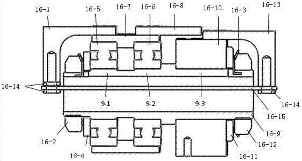 Foldable three-wheel walking tool with automatic reset steering assembly