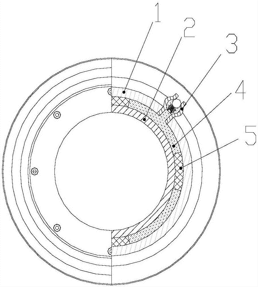 Elastic inner wall anti-clogging concrete high-pressure delivery pump pipe and its application method