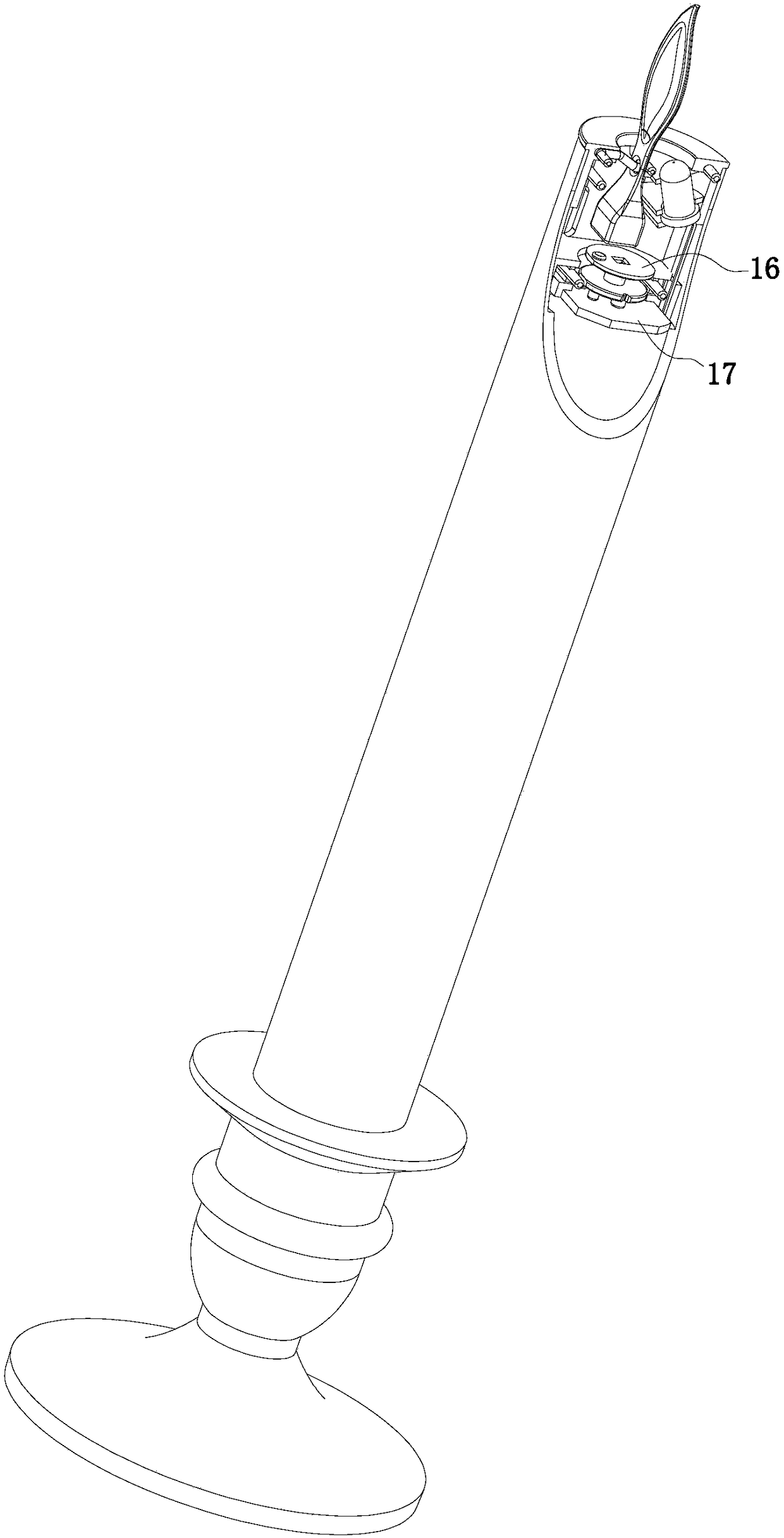 Electronic candle machine core wire frame