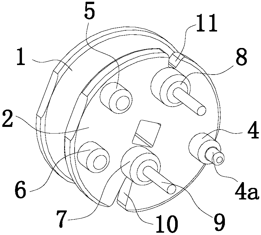 Electronic candle machine core wire frame