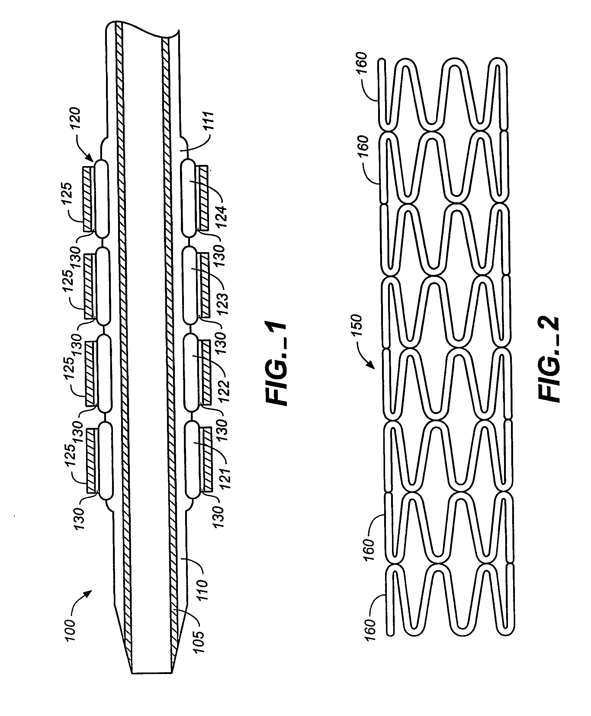 Stent with eccentric coating