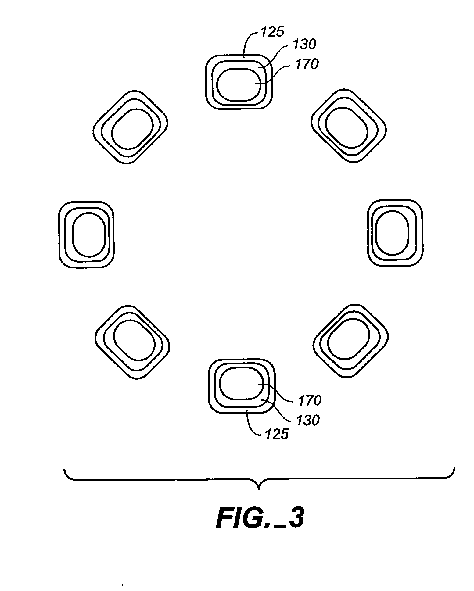 Stent with eccentric coating