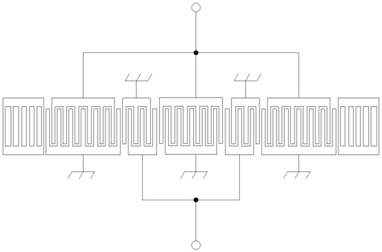 DMS filter and duplexer for improving pass band flatness