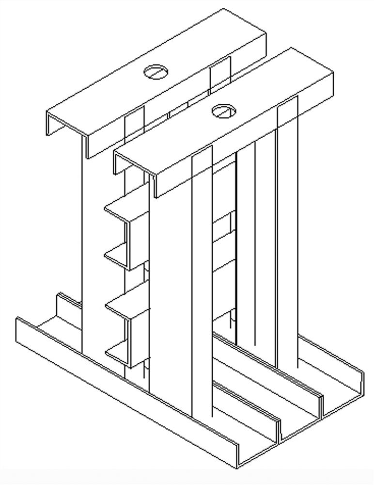 Convenient in-place method for large refrigerating unit