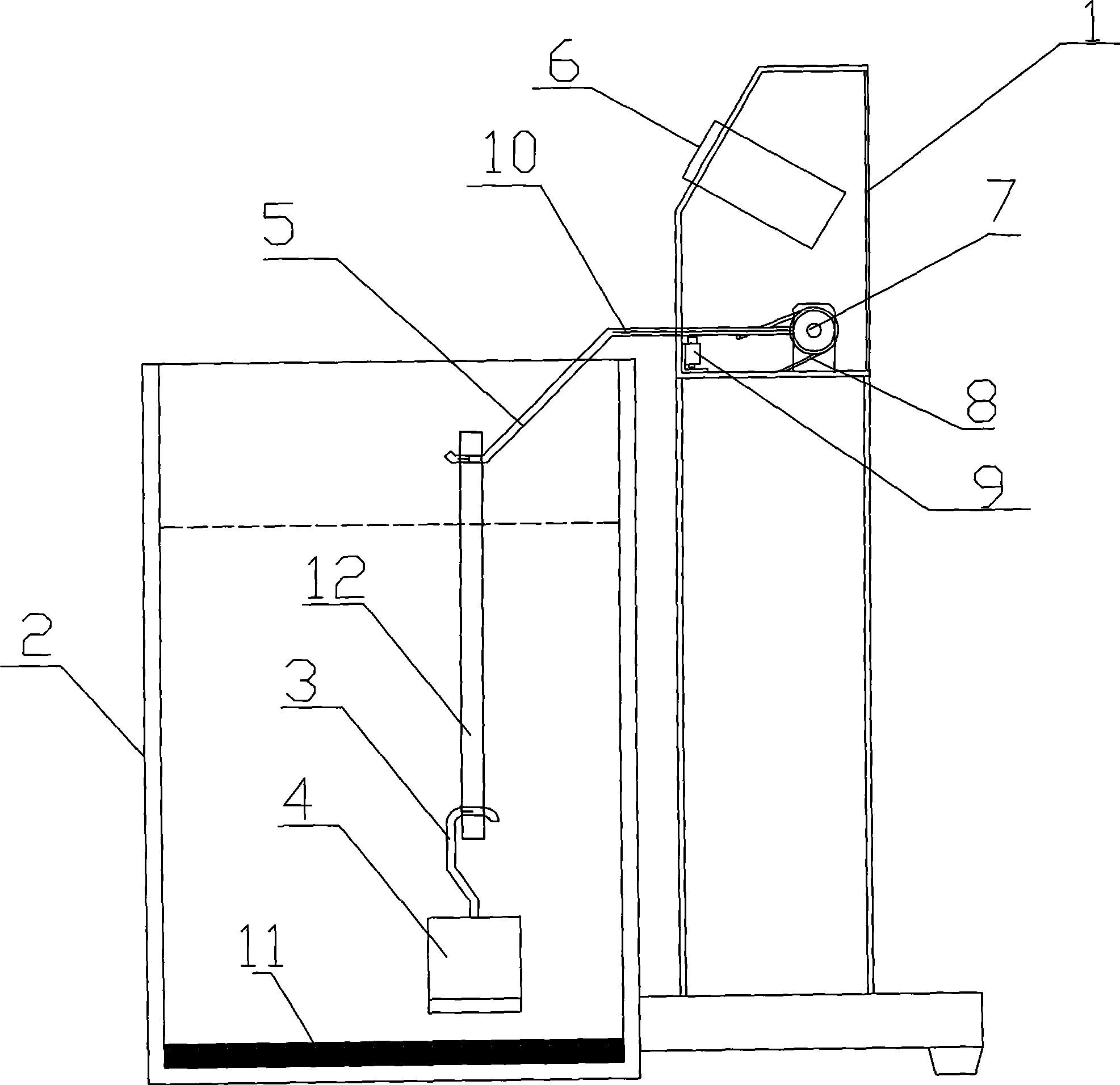 Testing method of glue bond water resistance of corrugated cardboard and device thereof