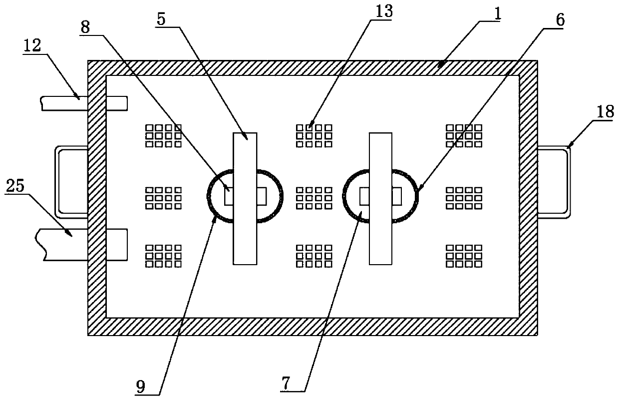 Greenhouse breeding device and rice field planting and breeding circulation method for crayfish