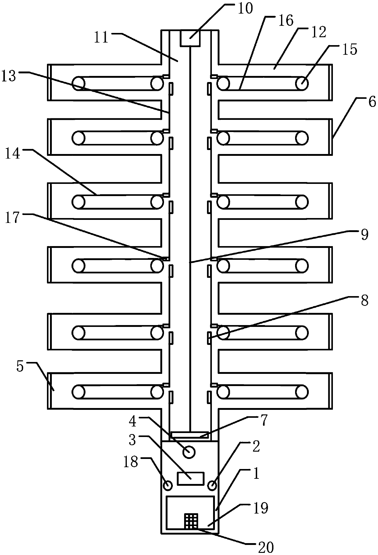 Multifunctional three-dimensional community shared express delivery system