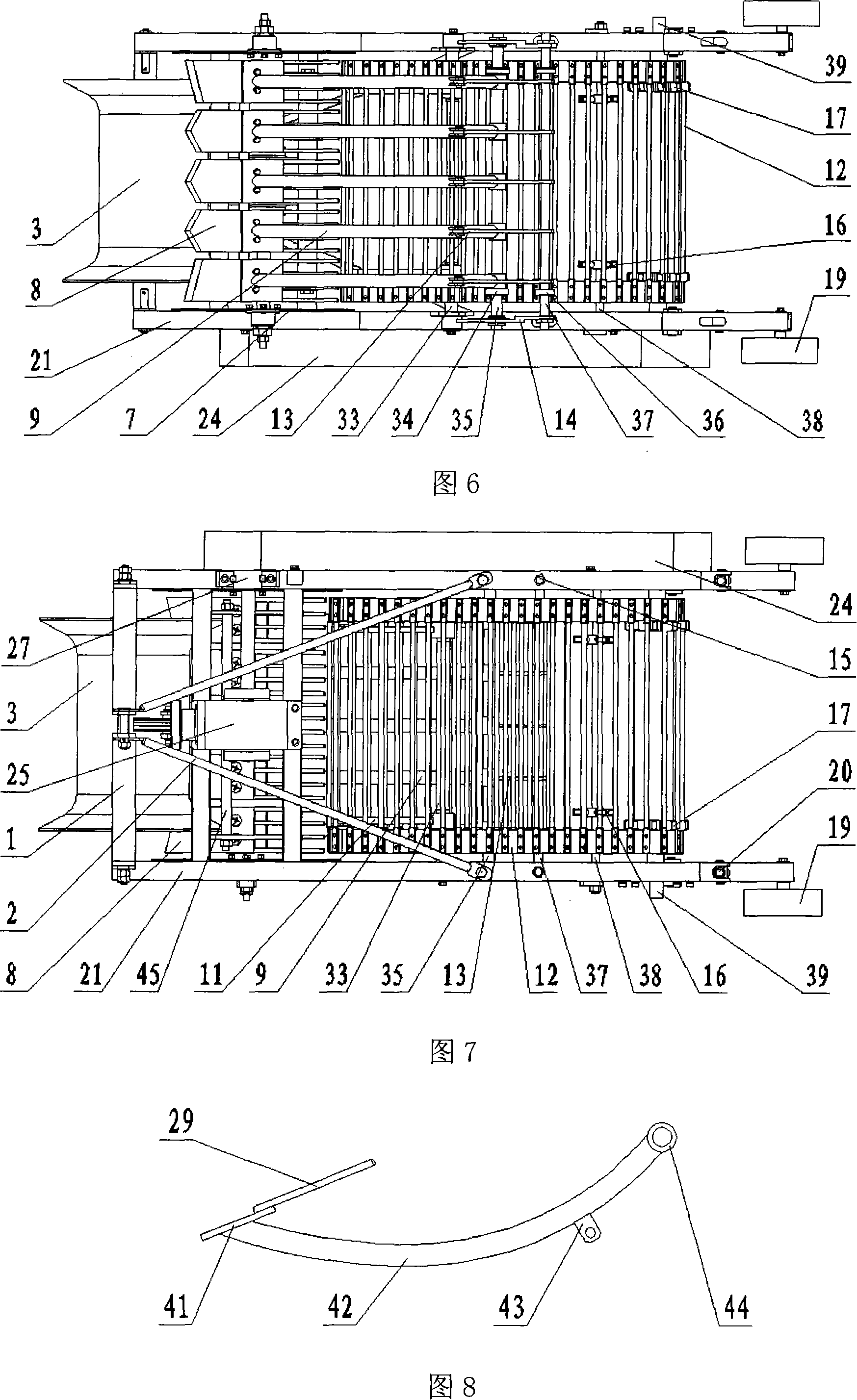 Harvester for potatoes